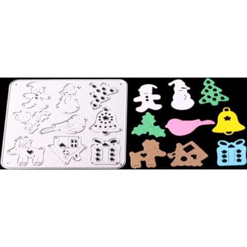 Christmas Metal Cutting Dies for Scrapbooking Stencil Paper Cards Embossed Decorative Craft Die Cut