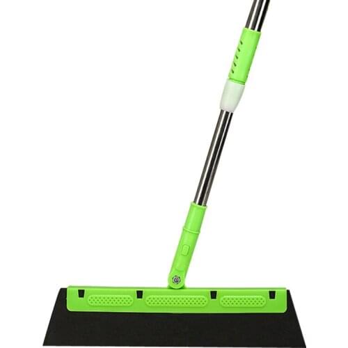 Manual Magic Dust Hair Bathroom Wiper Broom 180-degree Rotating Handle Blade Clean Sweeper Rubber sweep Mop Cleaner KitchenTool