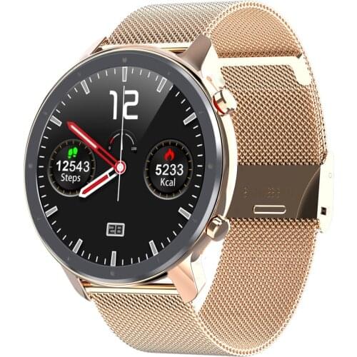Smart Watch Men Women ECG SmartWatch Heart Rate Monitor Full Round Touch Smart Watch IP68 Fitness Sport Tracker Bracelet VS DT79