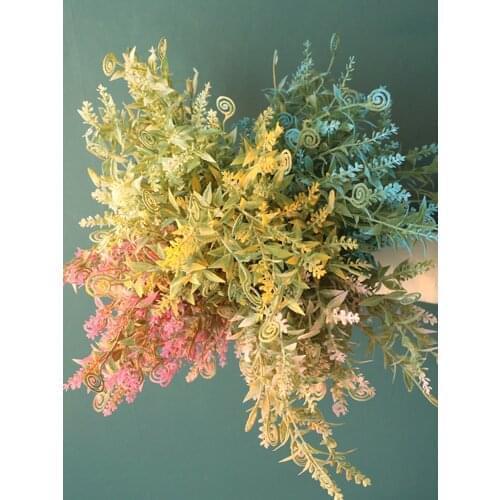 Wedding Decoration Seahorse Grass Artificial Flowers Green Plants Crafts