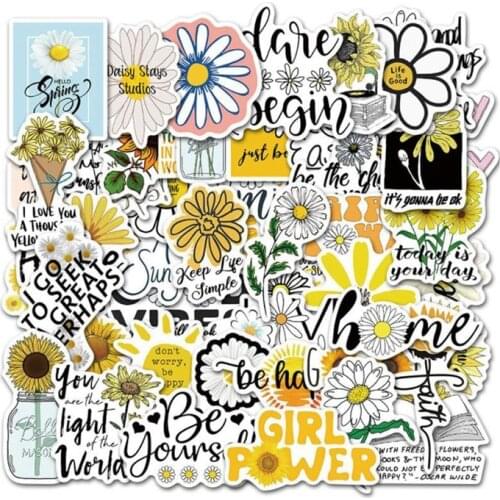 Inspirational Stickers for Hydro Flasks,50 PCS Motivational Stickers for Teens,Girls.Waterproof PVC Sticker for Laptop