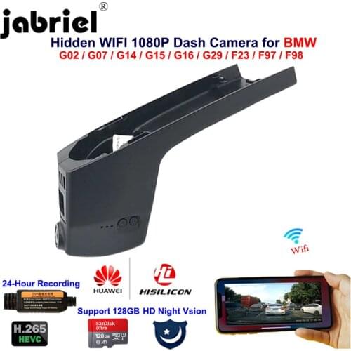 Jabriel 1080P Hidden Wifi Dash Cam Car Dvr for BMW X4 G02 F98 X4M 8 Series G14 G15 G16 Z4 G29 X7 G07 F23 X3M F97 2018 2019 2020