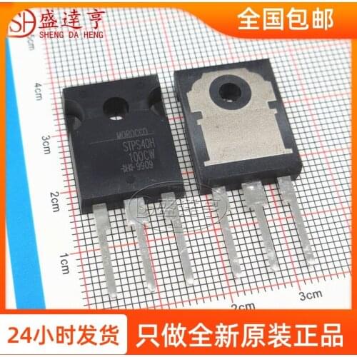 10Pcs/Lot STPS40H100CW 40A 100V TO247 DIP Schottky Barrier Diode/ NEW Original In Stock