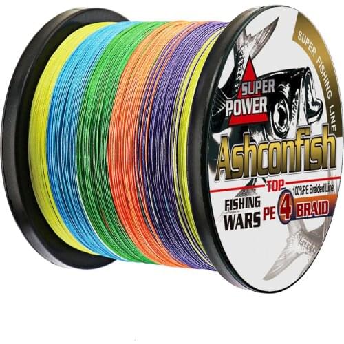 4strands 1500M/1640yards super sea fishing long lines Best Quality Multifilament 100% PE Braided Fishing Line strong pe fiber
