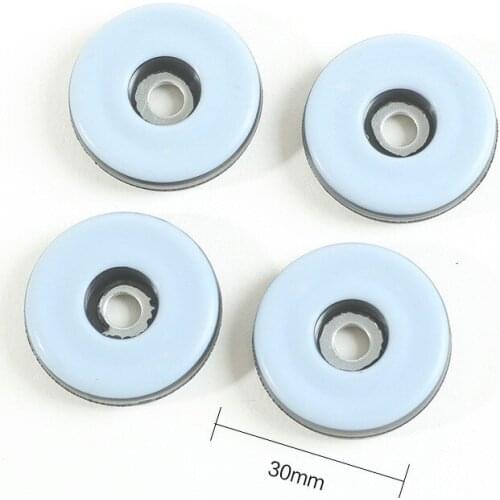 4 Pcs/lot 30mm Furniture Sliding Pad Self-tapping Style , Table And Chair Foot Mobile Corner Crash Floor Protection Pad