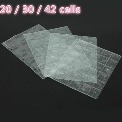 42/30/20 Pockets Coin Collection Book Coin Holder Sheet for Storage Album Portable Professional Commemorative Coin Collection
