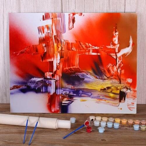 Abstract Weed-transformer DIY Paint By Numbers Set Acrylic Paints 40*50 Paiting By Numbers Home Decoration Adults Drawing