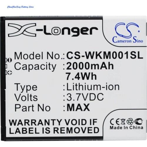 Cameron Sino 2000mAh Battery L5503AE, MAX for Wiko Rainbow 4G, WAX, for Biackphone BP1,for Explay 4GAME