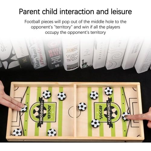 Fast sling football board game Paced Wooden Table Winner Games Interactive Chess Toys For Adult Children Desktop board game