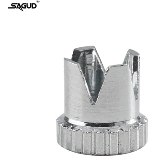 SAGUD Airbrush Parts Crown Needle Cap Suitable 0.2/0.3/0.5mm Airbrush Tool Accessories Supplies(1/3/5PCS For You Choose)