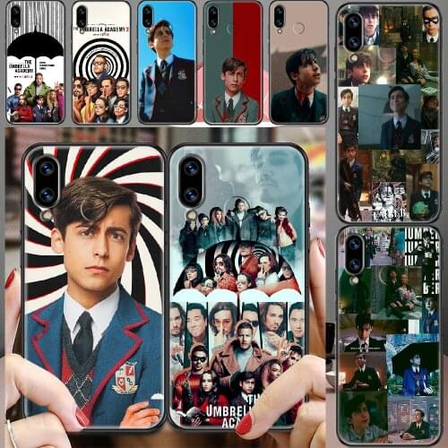 Gallagher The Umbrella Academy Phone case For Huawei Honor 6 7 8 9 10 10i 20 A C X Lite Pro Play black silicone cell cover