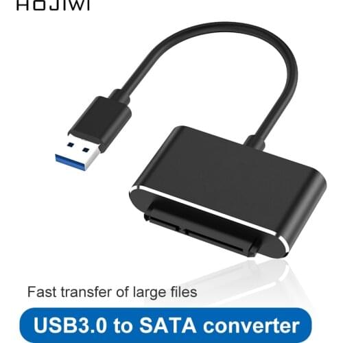 HOJIWI USB3.0 to SATA easy drive cable 2.5 inch hard drive adapter cable USB to SATA easy drive cable FOR MACBOOK Laptop AD21
