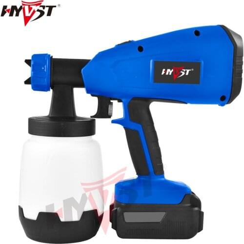 Hyvst Electric Spray Gun1000ml Paint Sprayer High Pressure Gun Flow Control Airbrush Easy Spraying Cordless Electric Airbrush