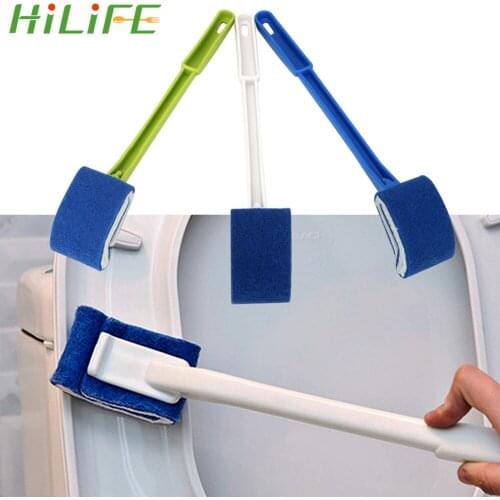 HILIFE Household Cleaning Tools Toilet Brush Lavatory Brush Long Handle Bathroom Toilet Scrub Cleaning Brush Plastic