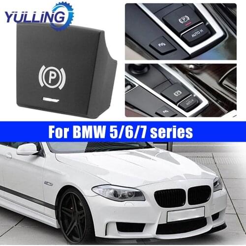 Car Handbrake Brake Park Button Switch Cover For 5/6/X3/X4 F10 F11 F18 F06 F12 F13 F25 F26 2009 2014 2015-2017 Car Accessories
