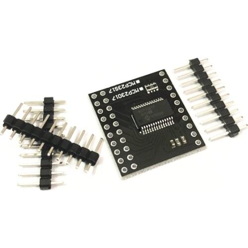 MCP23017 Serial Interface Module IIC I2C SPI MCP23S17 Bidirectional 16-Bit I/O Expander Pins 10Mhz Serial Interface Module