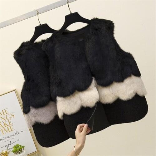 20 New Women Faux Fur Vest Short fur Big Size Slim Female Fake Fur Lady Winter Sleeveless Imitation Fur Coat Jacket WZ1294
