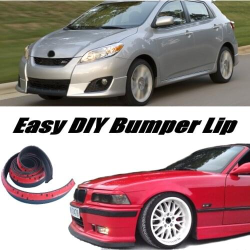 NOVOVISU For TOYOTA Matrix For Pontiac Vibe Bumper Lip Lips / Front Spoiler For Car Tuning / TOPGEAR Body Kit + Strip Skirt