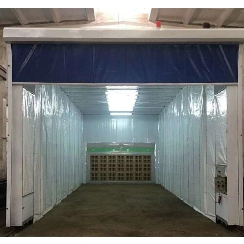Chinese Manufactual Mobile Telescopic Paint Room Retractable For Auto Furniture Painting Spray Booth CN