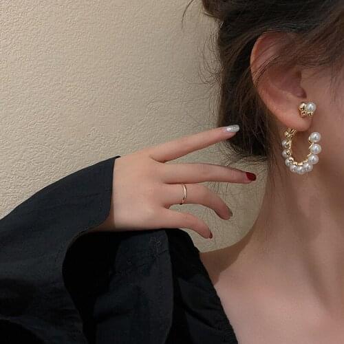 Luxury Women Huggies Earrings Jewelry Trendy Ear Hoops For Women Korean Fashion Jewelry New 2021 Geometric Hoop Earings Jewelry