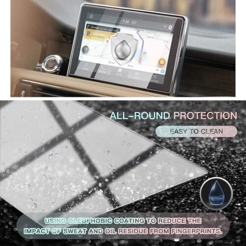 Glass Screen Protector for 2020 Lincoln Corsair 8 Inch Touch Screen Protective Film, Tempered Glass 9H Scratch Resistance