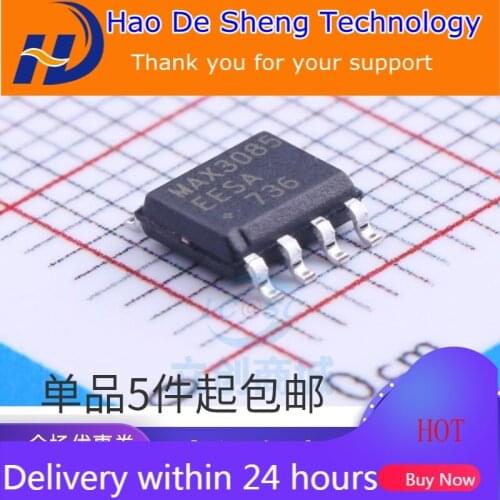 10PCS/LOT MAX3085EESA MAX3085 SOP8 Transceiver IC New Original In Stock
