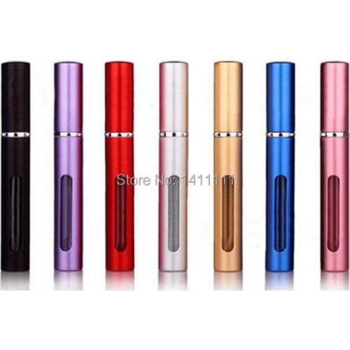 5ml Mini Portable Refillable Perfume Atomizer Spray Bottles Empty Bottle For Travel Wholesale 200pcs/lot by DHL Free Shipping