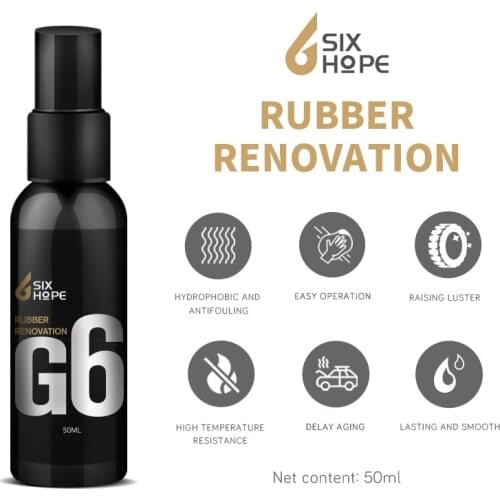 50ml Plastic Nano Refurbishment Plating Cleaning Renovation Agent For Old Vehicle Maintenance Parts Car Interior Rubber Care