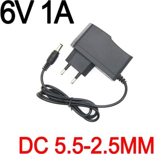 AC 100-240V to DC 6V 1A 1000ma power supply adapter charger For Blood Pressure Monitor sphygmomanometer tonometer B.Well PRO-33