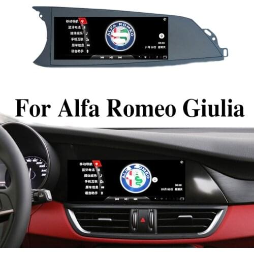 Car Android Internet Multimedia Navi For Alfa Romeo Giulia AR 952 Quadrifoglio Audio Stereo CarPlay 360 Bird View Navigation GPS