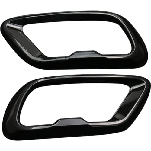 Car Stainless Steel Exhaust Muffler Pip Tail Throat Frame Decoration Cover Trim for BMW X5 X6 X7 2019-2021