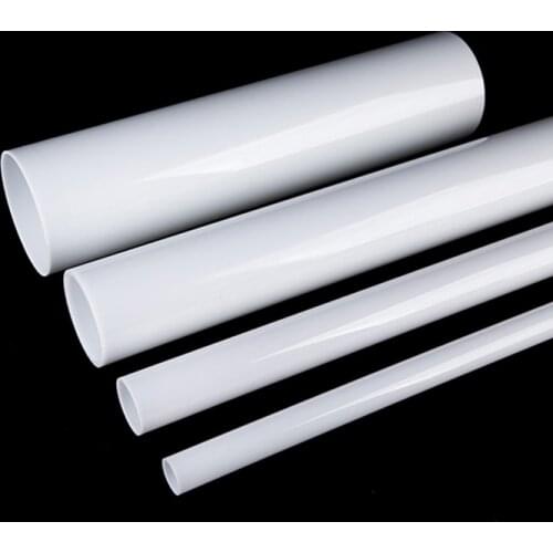 White Acrylic Tube Aquarium Fish Tank Supplies Plexiglass Water Industry Pipe Garden Watering Fittings Bracelet Holder Case