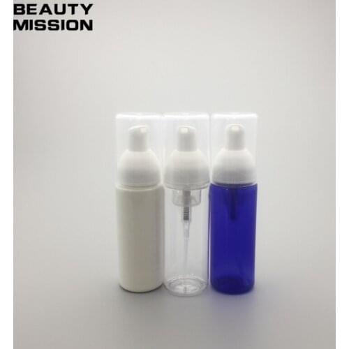 BEAUTY MISSION 50ml Foaming Bottle Froth Pump Soap Mousses Liquid Dispenser Foam Bottle With Cap Plastic Shampoo Lotion Bottling