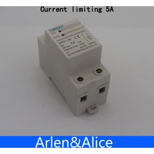 5A 1150W 230V 50/60HZ Household Din rail automatic recovery reconnect Current limiting protective device protector