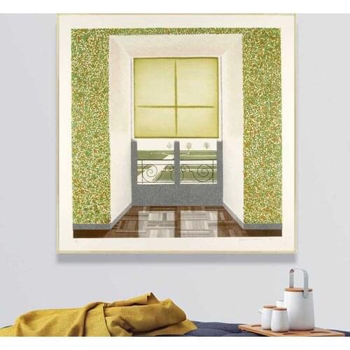 David Hockneies Contre Jours In The French Style Canvas Posters Prints Wall Art Painting Decorative Picture Modern Home Decor HD