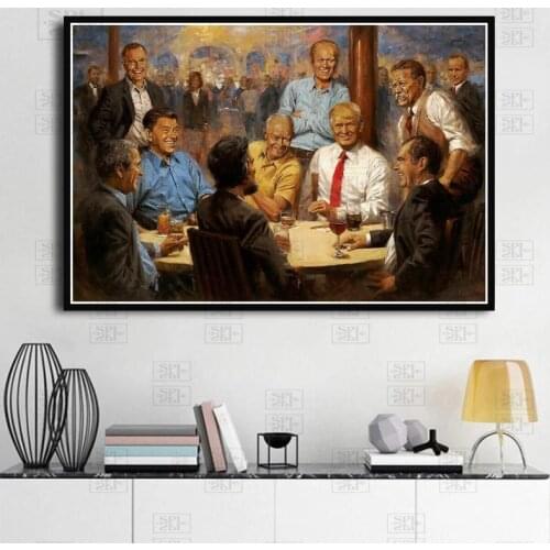 Donald Trump President Canvas Painting Great Usa Funny Posters and Prints Vintage Wall Art Picture for Living Room Home Decor