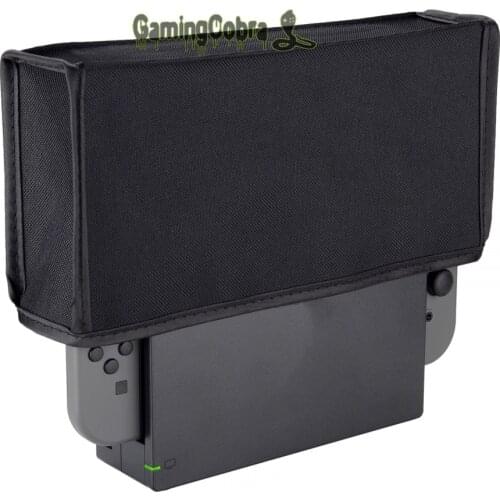 Black Nylon Waterproof Dust Cover for Nintendo Switch Game Console Charging Dock - NSPJ0614
