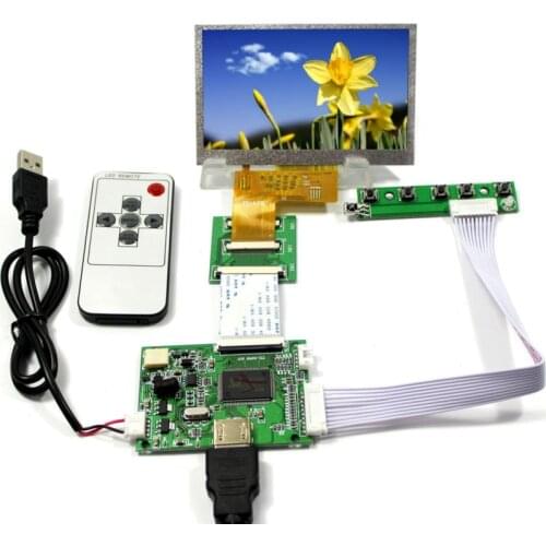 HD MI input lcd controller board vs-ty50-v2 with 4.3inch 480x272 LCD display