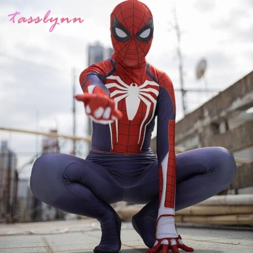 Adult Kids PS4 Costumes Geek Girls Cosplay hero Zentai Suit Halloween Costumes Party Dress Up Fancy Anime Clothes