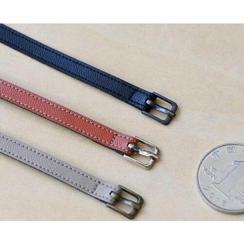 1/6 Scale Soldier Metal Buckle Leather Waist Width 6mm Clothing Model Accessories 12'' Action Figure Toy Model Fits Ht Tbl Body