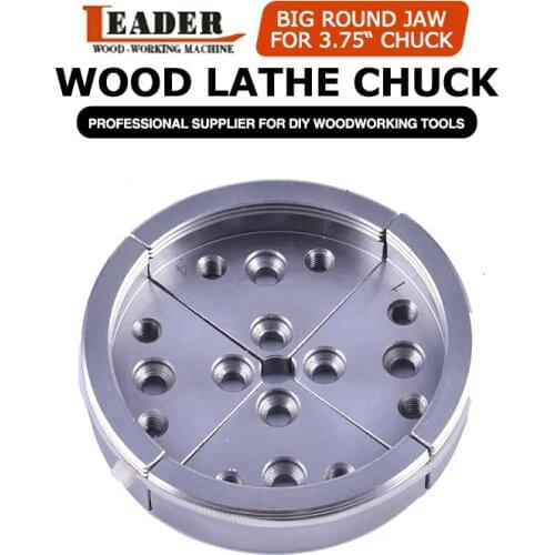 Multi function Big Round Jaws 4-Jaw For 3.75" Inch 100mm Wood Turning Lathe Chuck-Spare parts for Lathe Chucks