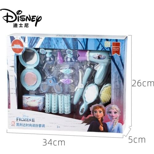 Disney Frozen 2 Elsa Anna Dressing Makeup Toy Set Kids Beauty Toys ChildrenS Simulation Dressing Table Fashion Toys For Girl