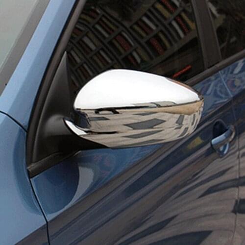 For 2012-2017 Skoda Rapid Accessory Rear View Mirror Cover Cap Side Wing Mirror Cover Caps Side Mirror Protector ABS Car Styling