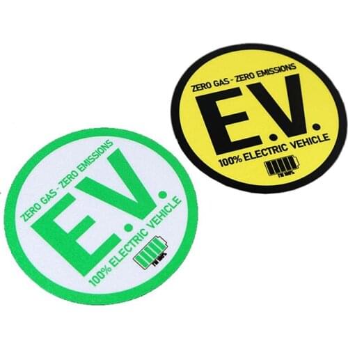 14.5cm for Environmental Protection Funny Zero Gas Emissions 100% Electric Energy Vehicle Auto Car Styling Sticker Decals