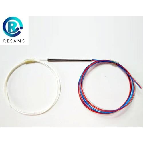 Resams 1x2 FBT Without Connector Small Volume Fiber Optic Splitter Single Mode Low Additional Loss Stability Is Good