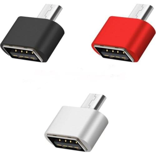 20PCS Portable Mini High Speed Data Converter Micro USB Male To USB 2.0 Female Adapter OTG Converter For Smart Phone Accessories