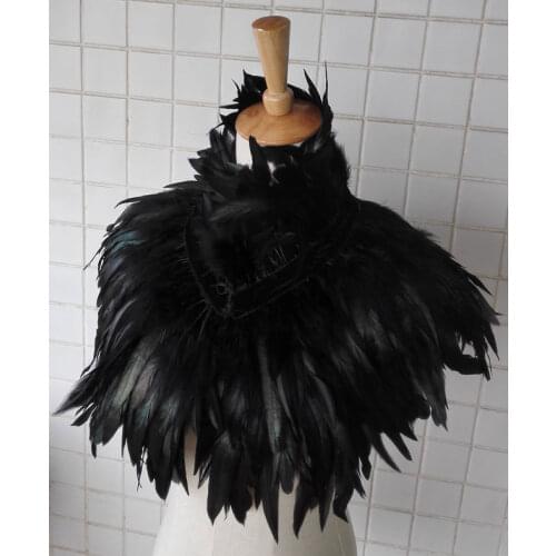 Gorgeous rooster coque feather cape # FC650