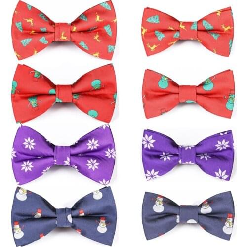 Christmas Parent-Child BowTies Children Bow Tie for Boys Family Men Kids Father Mother Son Daughter Festival Party Accessories