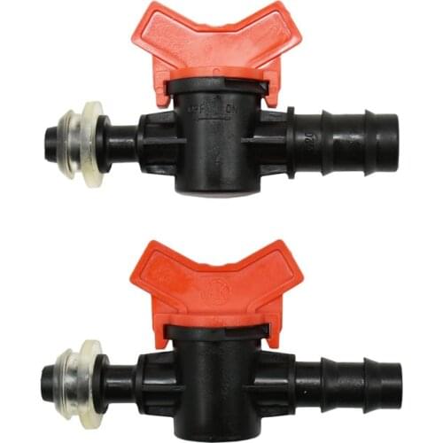 16mm 20mm hose Garden tap 10 to 1/2 3/4 hose irrigation water valve cranes connectors For pvc pe tube 15pcs