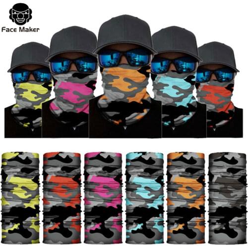 Military Scarf Bandana Hunting Braga Cuello Camouflage Camping Face Shield Kryptek Python Neck Gaiter Ski Mask Bandage